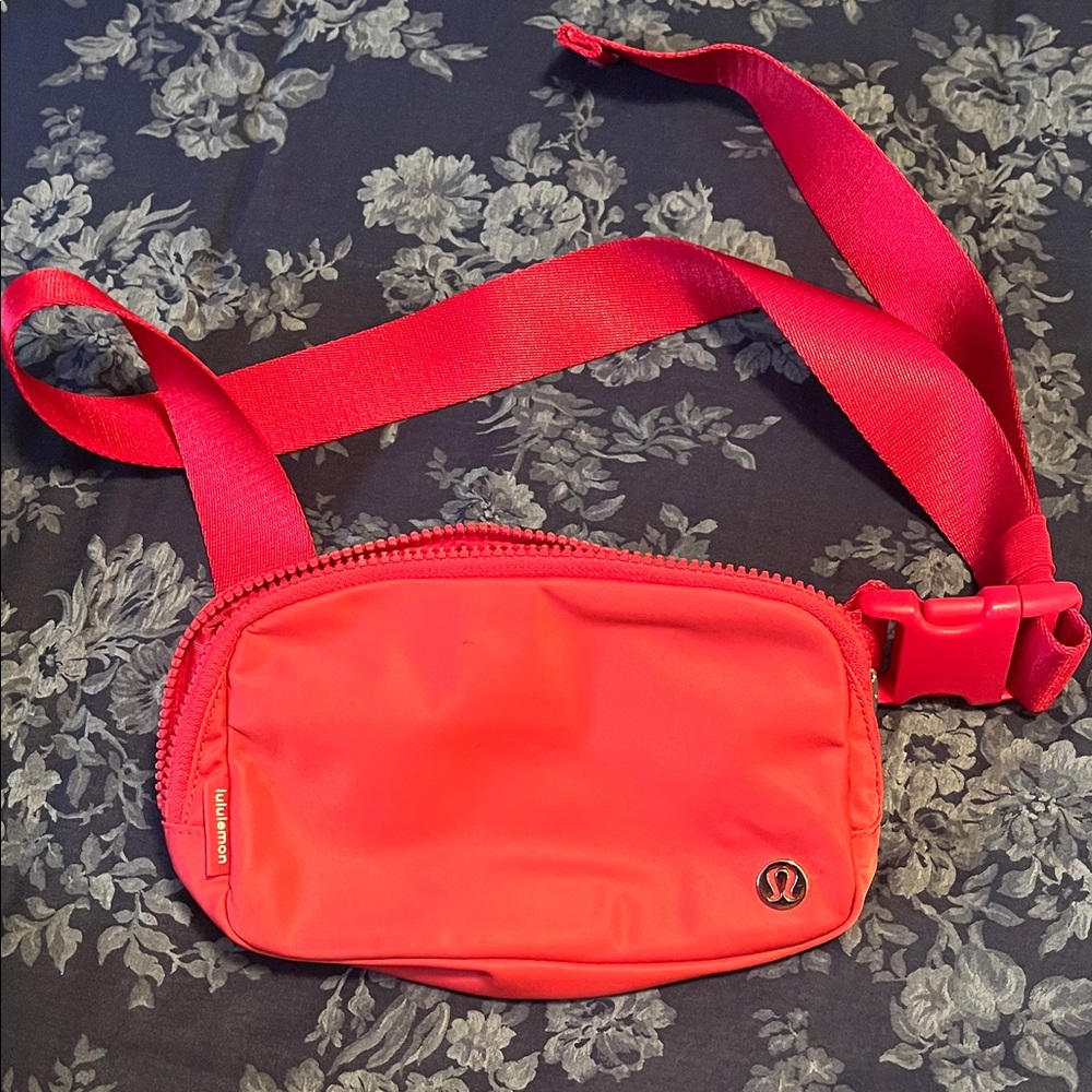 Lululemon Vibrant Hot Pink Crossbody Bag